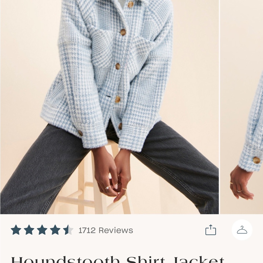 Greylin Light Blue Houndstooth Jacket